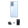 MARSİLYAN™- Redmi Note 10 Pro Kılıf Ahenk Çizgi Serisi - Siyah 3D Antistatik Hayalet Cam Ekran Koruyucu + Kamera Lens Koruma Cam - SF