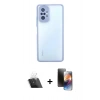 MARSİLYAN™- Redmi Note 10 Pro Kılıf Ahenk Çizgi Serisi - Siyah 3D Antistatik Mat Seramik Nano Ekran Koruyucu + Kamera Lens Koruma Cam - SF
