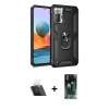 MARSİLYAN™- Redmi Note 10 Pro Kılıf Ahenk Klasik Koleksiyonu - Şeffaf 360 Full Body Arka Koruyucu + Şeffaf Kamera Lens Koruma Cam