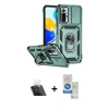 MARSİLYAN™- Redmi Note 10 Pro Kılıf Ahenk Klasik - Şeffaf Royal Nano Ekran Koruyucu + Kamera Lens Koruma Cam - SF