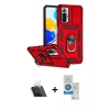 MARSİLYAN™- Redmi Note 10 Pro Kılıf Ahenk Klasik - Şeffaf Royal Nano Ekran Koruyucu + Kamera Lens Koruma Cam - SF