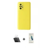 MARSİLYAN™- Redmi Note 10 Pro Kılıf Ahenk Serisi - Şeffaf Pasifik Cam Ekran Koruyucu + Kamera Lens Koruma Cam - SF