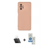 MARSİLYAN™- Redmi Note 10 Pro Kılıf Ahenk Serisi - Şeffaf Royal Nano Ekran Koruyucu + Kamera Lens Koruma Cam - SF