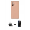 MARSİLYAN™- Redmi Note 10 Pro Kılıf Ahenk Serisi - Siyah 3D Antistatik Hayalet Cam Ekran Koruyucu + Kamera Lens Koruma Cam - SF