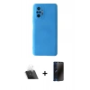 MARSİLYAN™- Redmi Note 10 Pro Kılıf Ahenk Serisi - Siyah 3D Antistatik Hayalet Cam Ekran Koruyucu + Kamera Lens Koruma Cam - SF