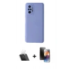 MARSİLYAN™- Redmi Note 10 Pro Kılıf Ahenk Serisi - Siyah 3D Antistatik Mat Seramik Nano Ekran Koruyucu + Kamera Lens Koruma Cam - SF