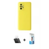 MARSİLYAN™- Redmi Note 10 Pro Kılıf Ahenk Serisi - Siyah 5D Eko Cam Ekran Koruyucu + Kamera Lens Koruma Cam - SF