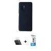 MARSİLYAN™- Redmi Note 10 Pro Kılıf Ahenk Serisi - Siyah 5D Eko Cam Ekran Koruyucu + Kamera Lens Koruma Cam - SF