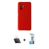 MARSİLYAN™- Redmi Note 10 Pro Kılıf Ahenk Serisi - Siyah 5D Eko Cam Ekran Koruyucu + Kamera Lens Koruma Cam - SF