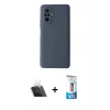 MARSİLYAN™- Redmi Note 10 Pro Kılıf Ahenk Serisi - Siyah 5D Eko Cam Ekran Koruyucu + Kamera Lens Koruma Cam - SF