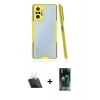MARSİLYAN™- Redmi Note 10 Pro Kılıf Atlas Asil Serisi - Şeffaf 360 Full Body Arka Koruyucu + Şeffaf Kamera Lens Koruma Cam