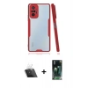 MARSİLYAN™- Redmi Note 10 Pro Kılıf Atlas Asil Serisi - Şeffaf 360 Full Body Arka Koruyucu + Şeffaf Kamera Lens Koruma Cam