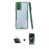 MARSİLYAN™- Redmi Note 10 Pro Kılıf Atlas Asil Serisi - Şeffaf 360 Full Body Arka Koruyucu + Şeffaf Kamera Lens Koruma Cam