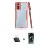 MARSİLYAN™- Redmi Note 10 Pro Kılıf Atlas Asil Serisi - Şeffaf 360 Full Body Arka Koruyucu + Şeffaf Kamera Lens Koruma Cam