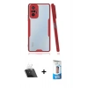 MARSİLYAN™- Redmi Note 10 Pro Kılıf Atlas Asil Serisi - Siyah 5D Eko Cam Ekran Koruyucu + Kamera Lens Koruma Cam - SF