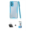 MARSİLYAN™- Redmi Note 10 Pro Kılıf Atlas Asil Serisi - Siyah 5D Eko Cam Ekran Koruyucu + Kamera Lens Koruma Cam - SF