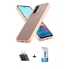MARSİLYAN™- Redmi Note 10 Pro Kılıf Atlas Form - Siyah 5D Eko Cam Ekran Koruyucu + Kamera Lens Koruma Cam - SF