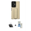 MARSİLYAN™- Redmi Note 10 Pro Kılıf Çekirdek Yansıma - Şeffaf Royal Nano Ekran Koruyucu + Kamera Lens Koruma Cam - SF