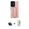 MARSİLYAN™- Redmi Note 10 Pro Kılıf Çekirdek Yansıma - Siyah 20D Premium Cam Ekran Koruyucu + Kamera Lens Koruma Cam - SF