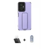 MARSİLYAN™- Redmi Note 10 Pro Kılıf Çekirdek Yansıma - Siyah Joko Magic 5D Cam + Kamera Lens Koruma Cam - SF