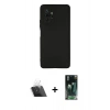 MARSİLYAN™- Redmi Note 10 Pro Kılıf Kozmos Yansıma Özel Seri - Şeffaf 360 Full Body Arka Koruyucu + Kamera Lens Koruma Cam - SF