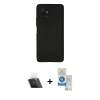 MARSİLYAN™- Redmi Note 10 Pro Kılıf Kozmos Yansıma Özel Seri - Şeffaf Royal Nano Ekran Koruyucu + Kamera Lens Koruma Cam - SF