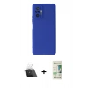 MARSİLYAN™- Redmi Note 10 Pro Kılıf Kozmos Yansıma Özel Seri - Siyah 20D Premium Cam Ekran Koruyucu + Kamera Lens Koruma Cam - SF