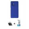 MARSİLYAN™- Redmi Note 10 Pro Kılıf Kozmos Yansıma Özel Seri - Siyah 5D Eko Cam Ekran Koruyucu + Şeffaf Kamera Lens Koruma Cam