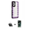 MARSİLYAN™- Redmi Note 10 Pro Kılıf Odak Klasik Serisi - Şeffaf 360 Full Body Arka Koruyucu + Kamera Lens Koruma Cam - SF