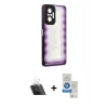MARSİLYAN™- Redmi Note 10 Pro Kılıf Odak Klasik Serisi - Şeffaf Royal Nano Ekran Koruyucu + Kamera Lens Koruma Cam - SF