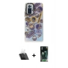 MARSİLYAN™- Redmi Note 10 Pro Kılıf Siluet Çizgi Koleksiyonu - Şeffaf 360 Full Body Arka Koruyucu + Şeffaf Kamera Lens Koruma Cam