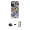 MARSİLYAN™- Redmi Note 10 Pro Kılıf Siluet Çizgi Koleksiyonu - Siyah 20D Premium Cam Ekran Koruyucu + Kamera Lens Koruma Cam - SF