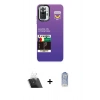 MARSİLYAN™- Redmi Note 10 Pro Kılıf Siluet Çizgi Koleksiyonu - Siyah Joko Magic 5D Cam + Kamera Lens Koruma Cam - SF