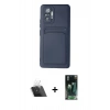 MARSİLYAN™- Redmi Note 10 Pro Kılıf Vadi Çizgi Prime - Şeffaf 360 Full Body Arka Koruyucu + Kamera Lens Koruma Cam - SF