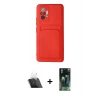 MARSİLYAN™- Redmi Note 10 Pro Kılıf Vadi Çizgi Prime - Şeffaf 360 Full Body Arka Koruyucu + Kamera Lens Koruma Cam - SF