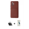 MARSİLYAN™- Redmi Note 10 Pro Kılıf Vadi Çizgi Prime - Şeffaf Pasifik Cam Ekran Koruyucu + Kamera Lens Koruma Cam - SF