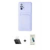 MARSİLYAN™- Redmi Note 10 Pro Kılıf Vadi Çizgi Prime - Şeffaf Pasifik Cam Ekran Koruyucu + Kamera Lens Koruma Cam - SF