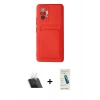 MARSİLYAN™- Redmi Note 10 Pro Kılıf Vadi Çizgi Prime - Şeffaf Pasifik Cam Ekran Koruyucu + Kamera Lens Koruma Cam - SF