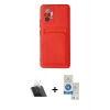 MARSİLYAN™- Redmi Note 10 Pro Kılıf Vadi Çizgi Prime - Şeffaf Royal Nano Ekran Koruyucu + Kamera Lens Koruma Cam - SF