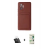 MARSİLYAN™- Redmi Note 10 Pro Kılıf Vadi Çizgi Prime - Siyah 20D Premium Cam Ekran Koruyucu + Kamera Lens Koruma Cam - SF