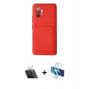 MARSİLYAN™- Redmi Note 10 Pro Kılıf Vadi Çizgi Prime - Siyah 3D Antistatik Cam Ekran Koruyucu + Şeffaf Kamera Lens Koruma Cam