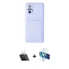 MARSİLYAN™- Redmi Note 10 Pro Kılıf Vadi Çizgi Prime - Siyah 3D Antistatik Cam Ekran Koruyucu + Şeffaf Kamera Lens Koruma Cam
