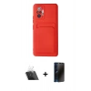 MARSİLYAN™- Redmi Note 10 Pro Kılıf Vadi Çizgi Prime - Siyah 3D Antistatik Hayalet Cam Ekran Koruyucu + Kamera Lens Koruma Cam - SF