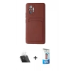 MARSİLYAN™- Redmi Note 10 Pro Kılıf Vadi Çizgi Prime - Siyah 5D Eko Cam Ekran Koruyucu + Kamera Lens Koruma Cam - SF