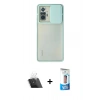 MARSİLYAN™- Redmi Note 10 Pro Kılıf Vadi Çizgi - Siyah 5D Eko Cam Ekran Koruyucu + Kamera Lens Koruma Cam - SF