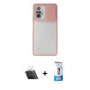 MARSİLYAN™- Redmi Note 10 Pro Kılıf Vadi Çizgi - Siyah 5D Eko Cam Ekran Koruyucu + Kamera Lens Koruma Cam - SF