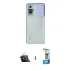 MARSİLYAN™- Redmi Note 10 Pro Kılıf Vadi Çizgi - Siyah 5D Eko Cam Ekran Koruyucu + Kamera Lens Koruma Cam - SF