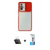 MARSİLYAN™- Redmi Note 10 Pro Kılıf Vadi Çizgi - Siyah 5D Eko Cam Ekran Koruyucu + Kamera Lens Koruma Cam - SF
