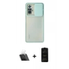 MARSİLYAN™- Redmi Note 10 Pro Kılıf Vadi Çizgi - Siyah 6D Antistatik Mat Seramik Hayalet Nano Ekran Koruyucu + Kamera Lens Koruma Cam - SF