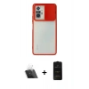 MARSİLYAN™- Redmi Note 10 Pro Kılıf Vadi Çizgi - Siyah 6D Antistatik Mat Seramik Hayalet Nano Ekran Koruyucu + Kamera Lens Koruma Cam - SF